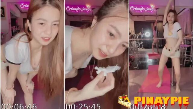 Nag Practice Ng Pole Dancing Habang Naka Live Sa IG Si Apple Angeles